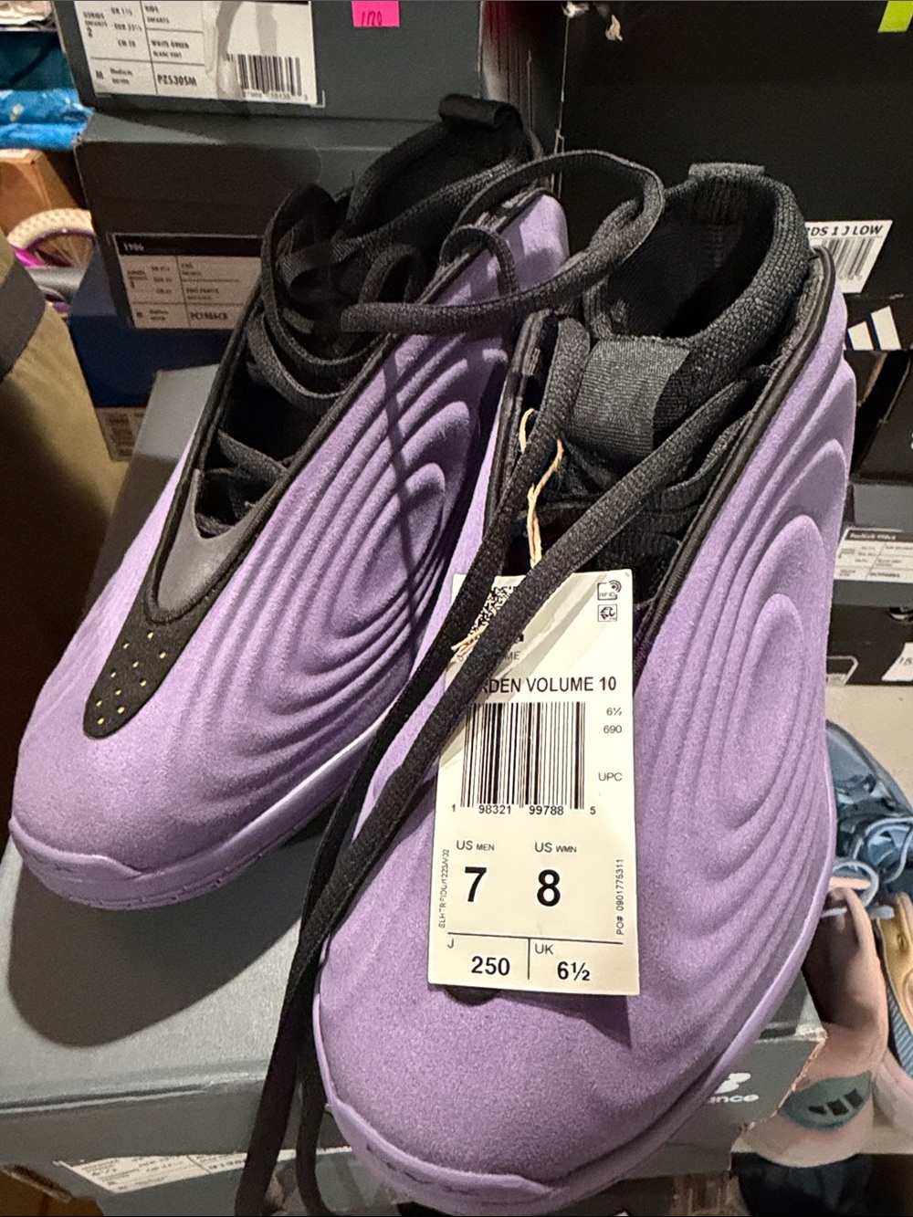 NWT adidas harden volume 10 size 8W